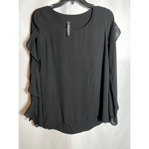 Taylor & Lord Design Lab Black Blouse Long Sleeve - Picture 1 of 3